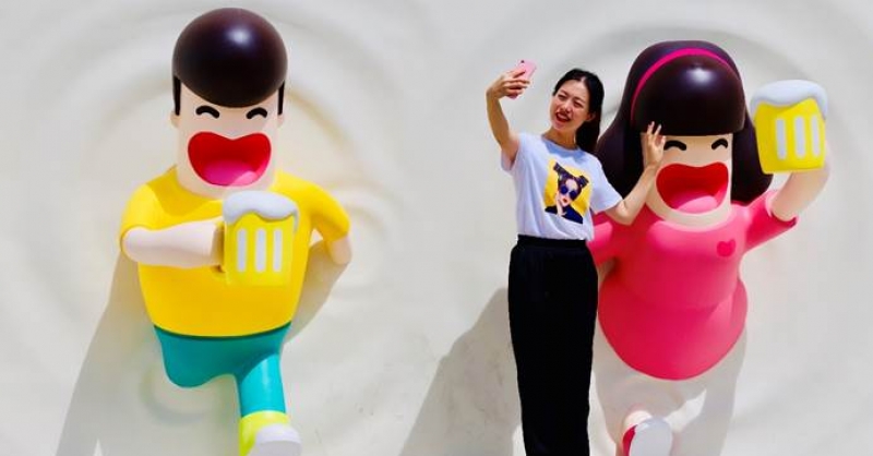 超可愛！西海岸新區(qū)金沙灘啤酒城IP形象發(fā)布