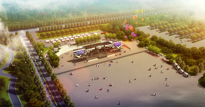 黃發(fā)集團(tuán)加速推進(jìn)鳳凰音樂節(jié)專業(yè)場地建設(shè)